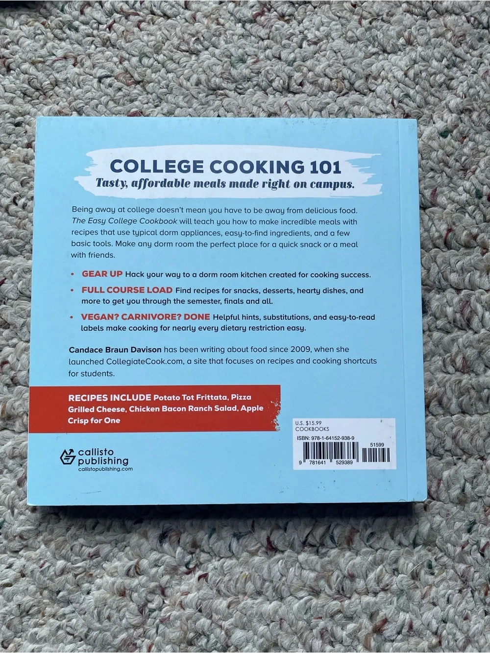 N/A college cookbook